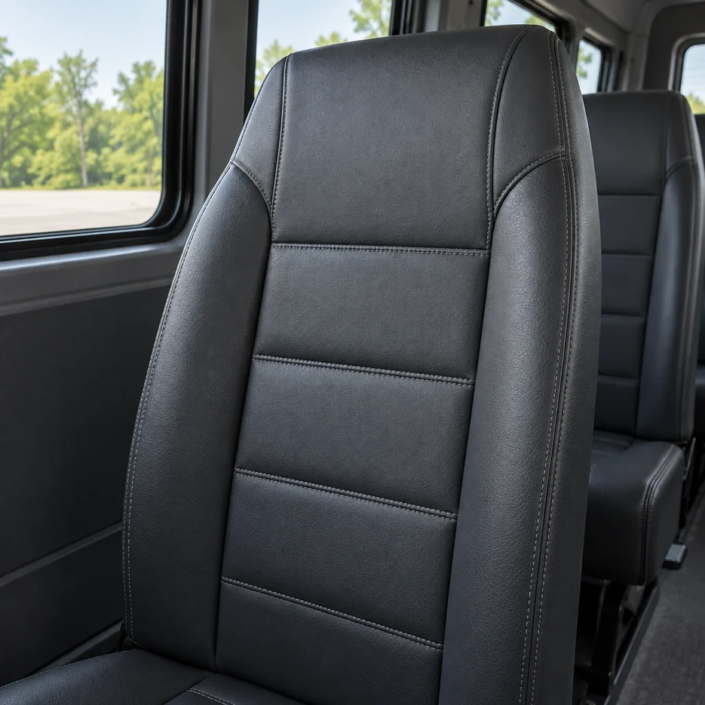 That seat back recovered
