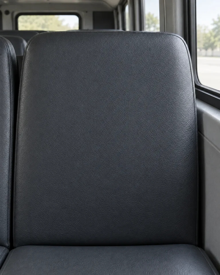 That seat back clean and resealed