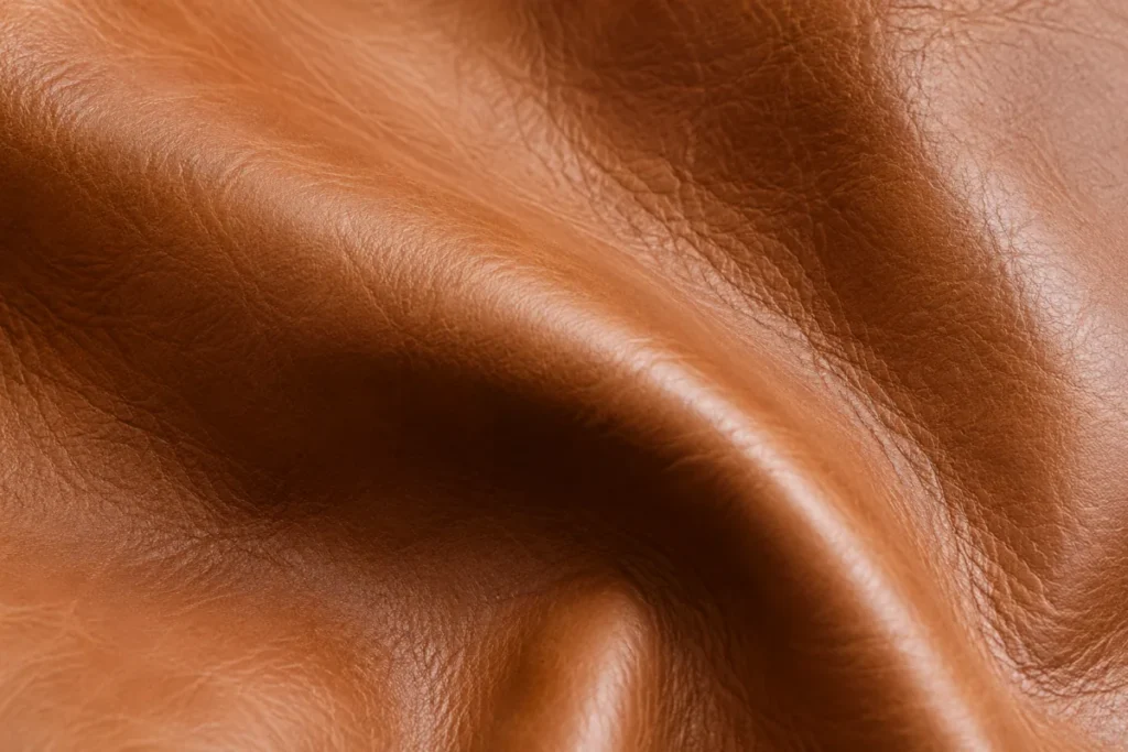 Aniline leather swatch