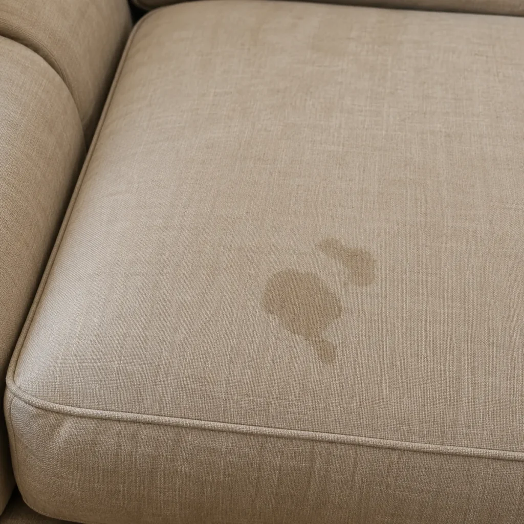 Spills on bank furniture