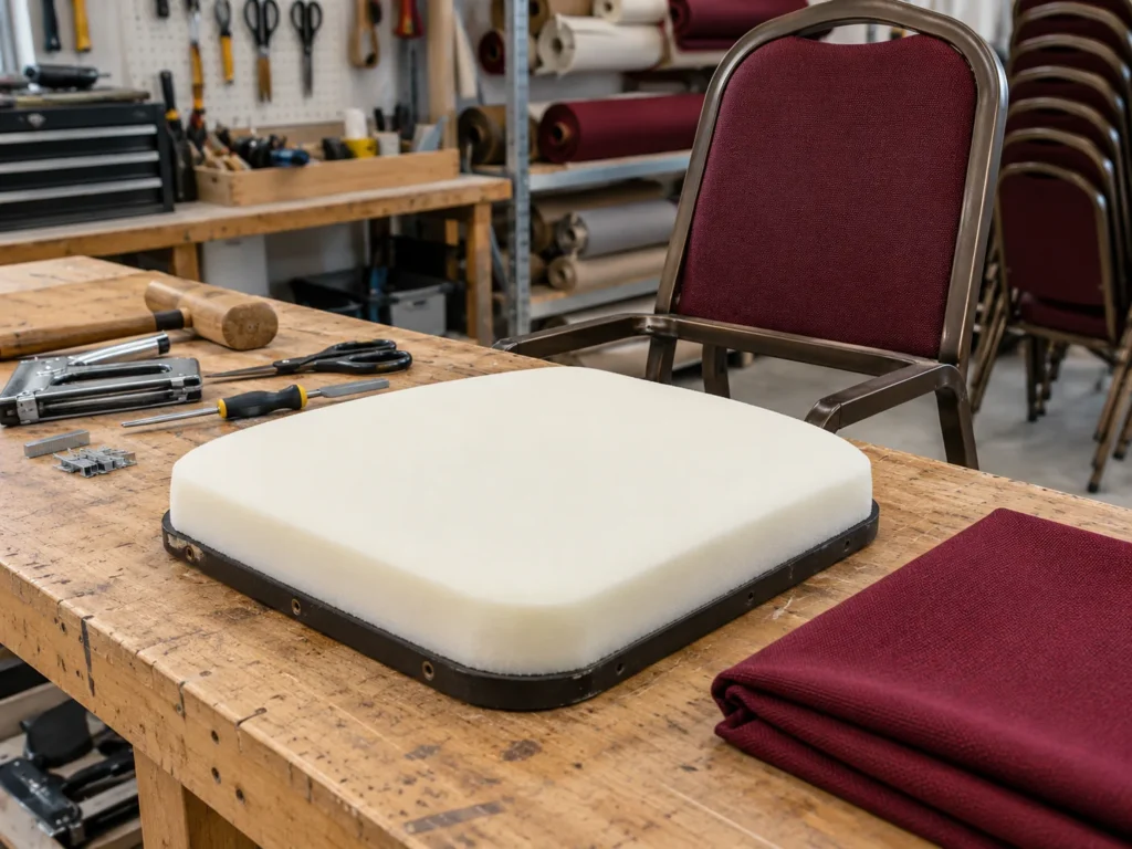 Banquet chair cushions