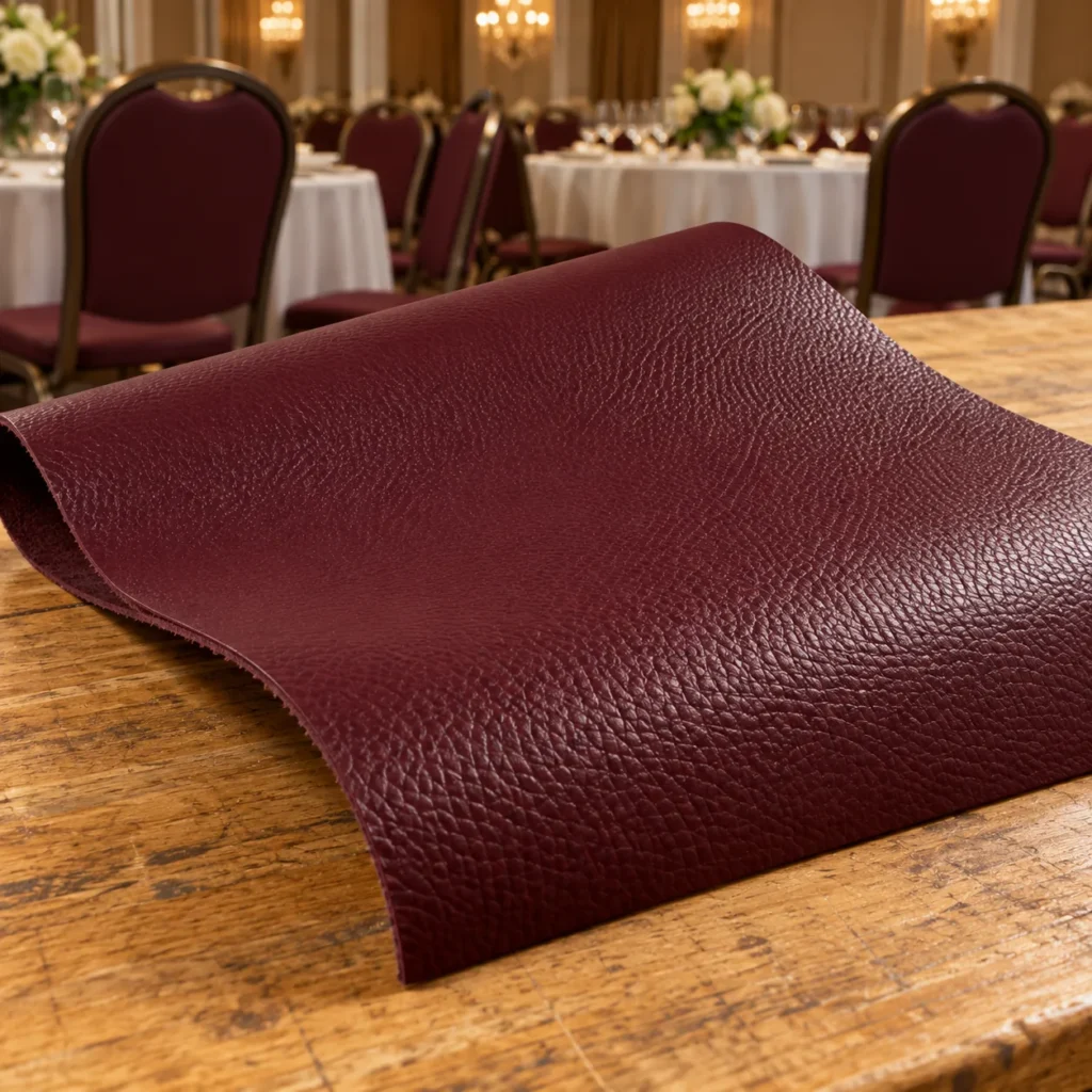Banquet vinyl for banquet chair covers