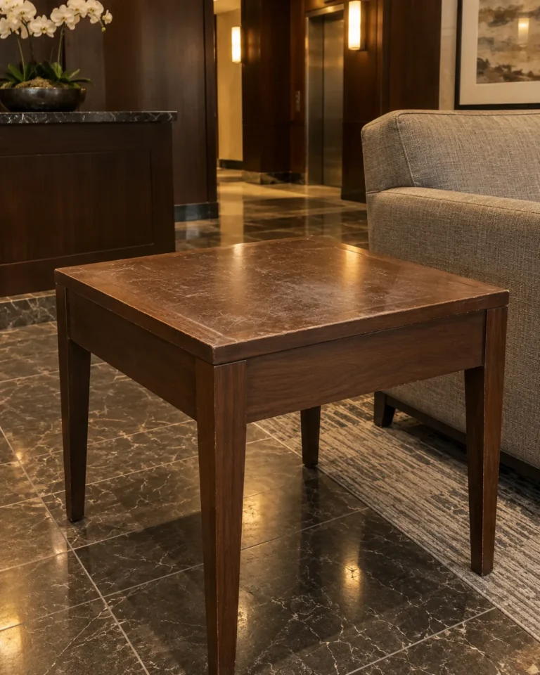 Scratched tabletops