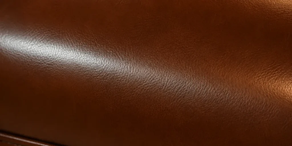 A booth cushion after restoration