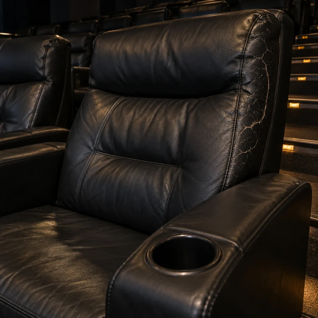 Side bolsters on a theater recliner