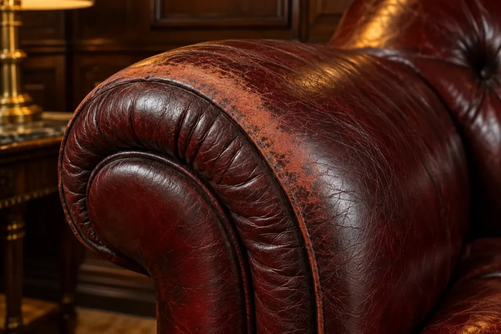 Color on reading-room leather