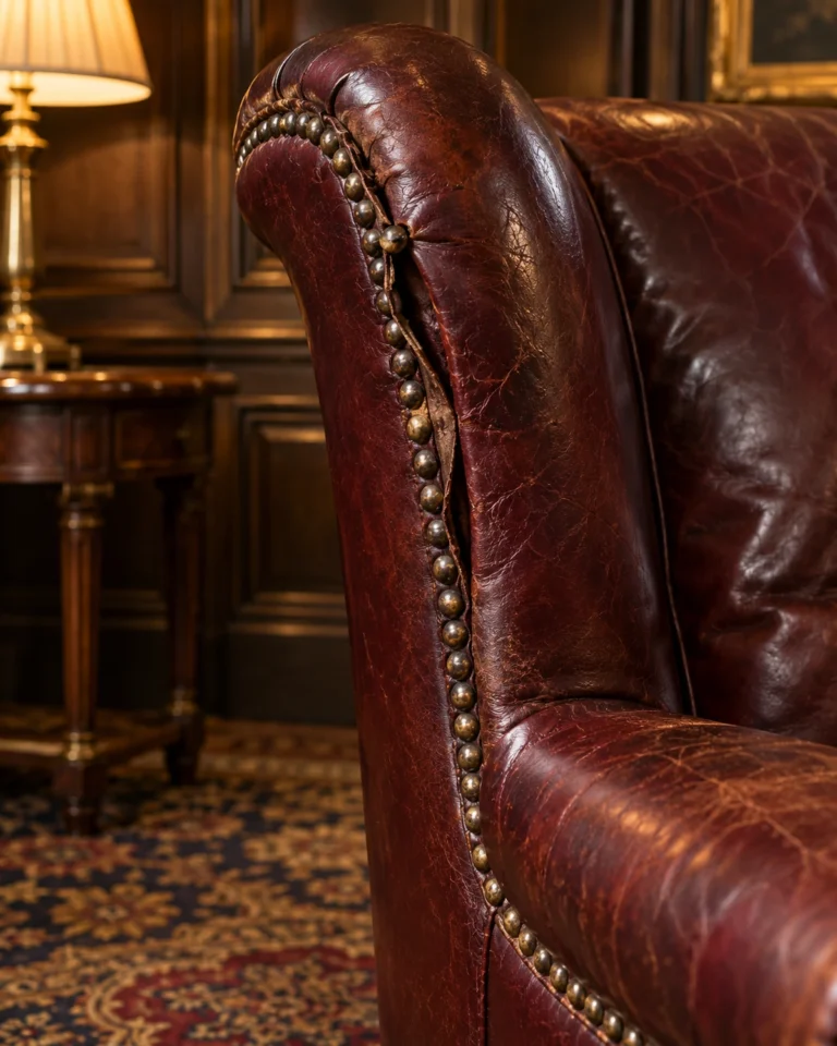 Trim reset during bar furniture reupholstery