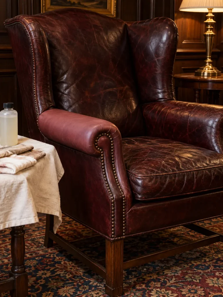 Clean and strip in bar furniture restoration
