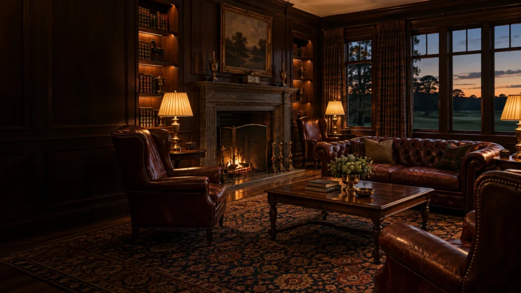 Clubhouse reading room chairs