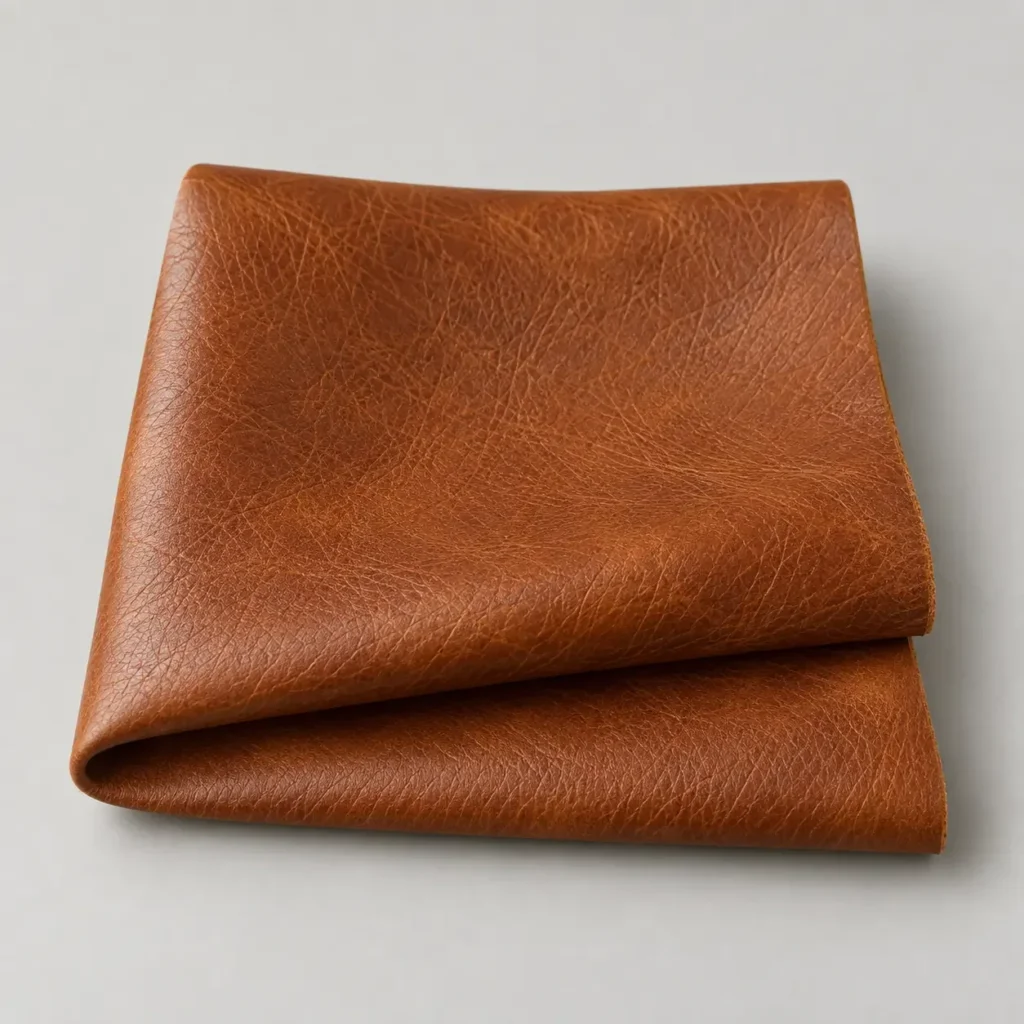 Leather swatch for rental furniture