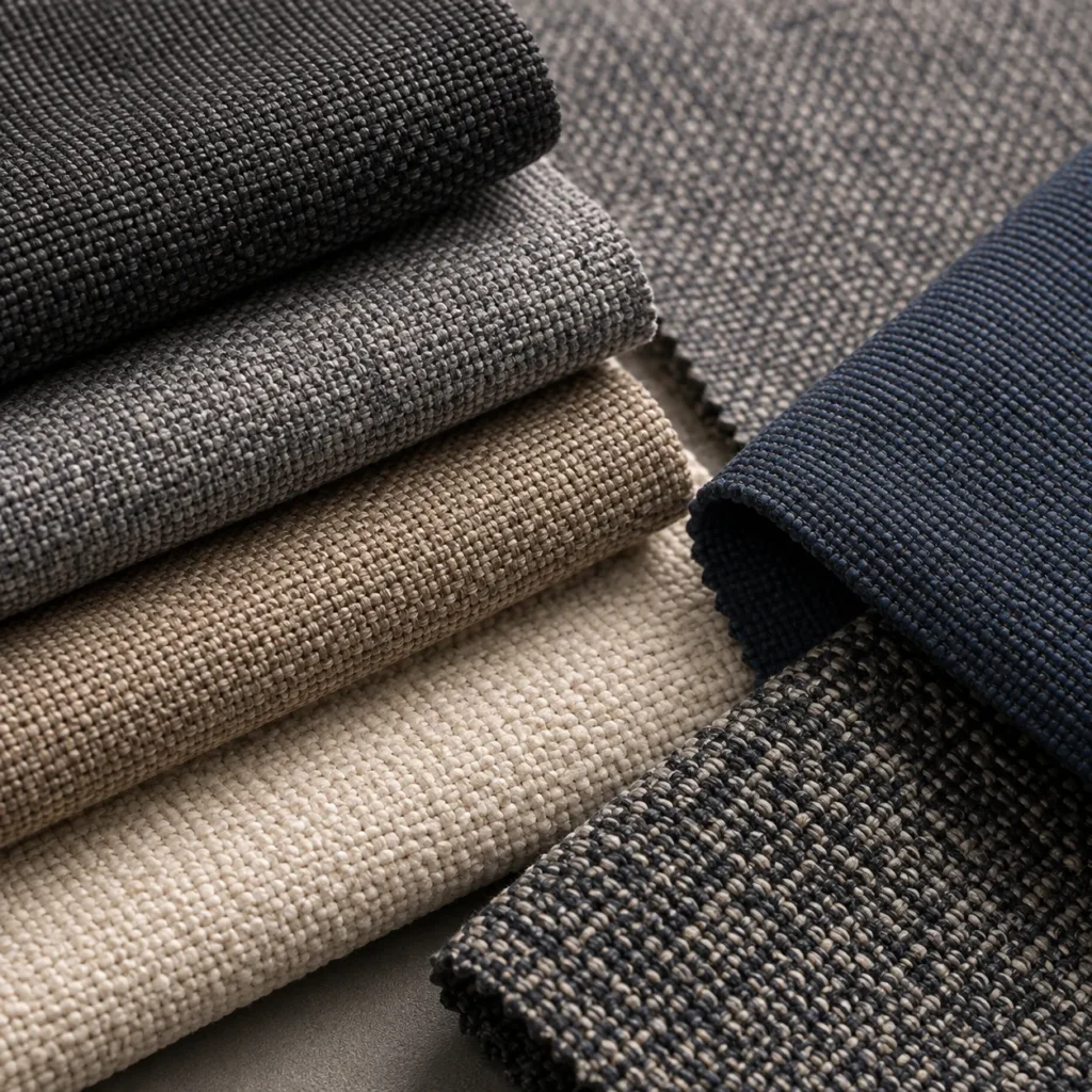 Contract fabric on a commercial upholstery job