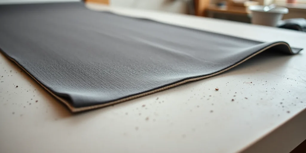Cut from one roll for salon chairs