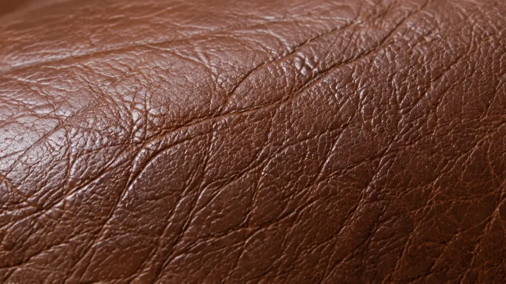 Leather after conditioning: calmer creasing