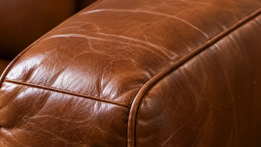 Leather after conditioning: a soft, even luster