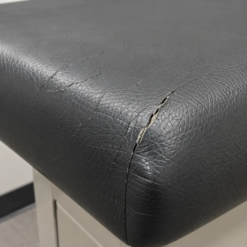 Split corners on clinic seating