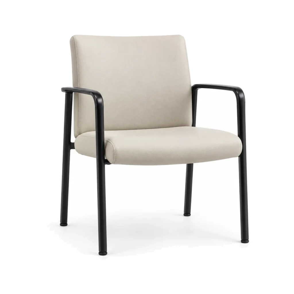 Guest chairs in a salon