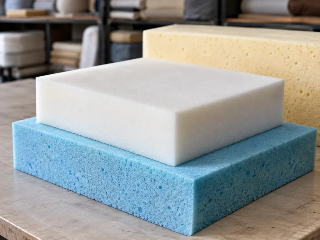 Making a new sofa cushion, step: choose foam