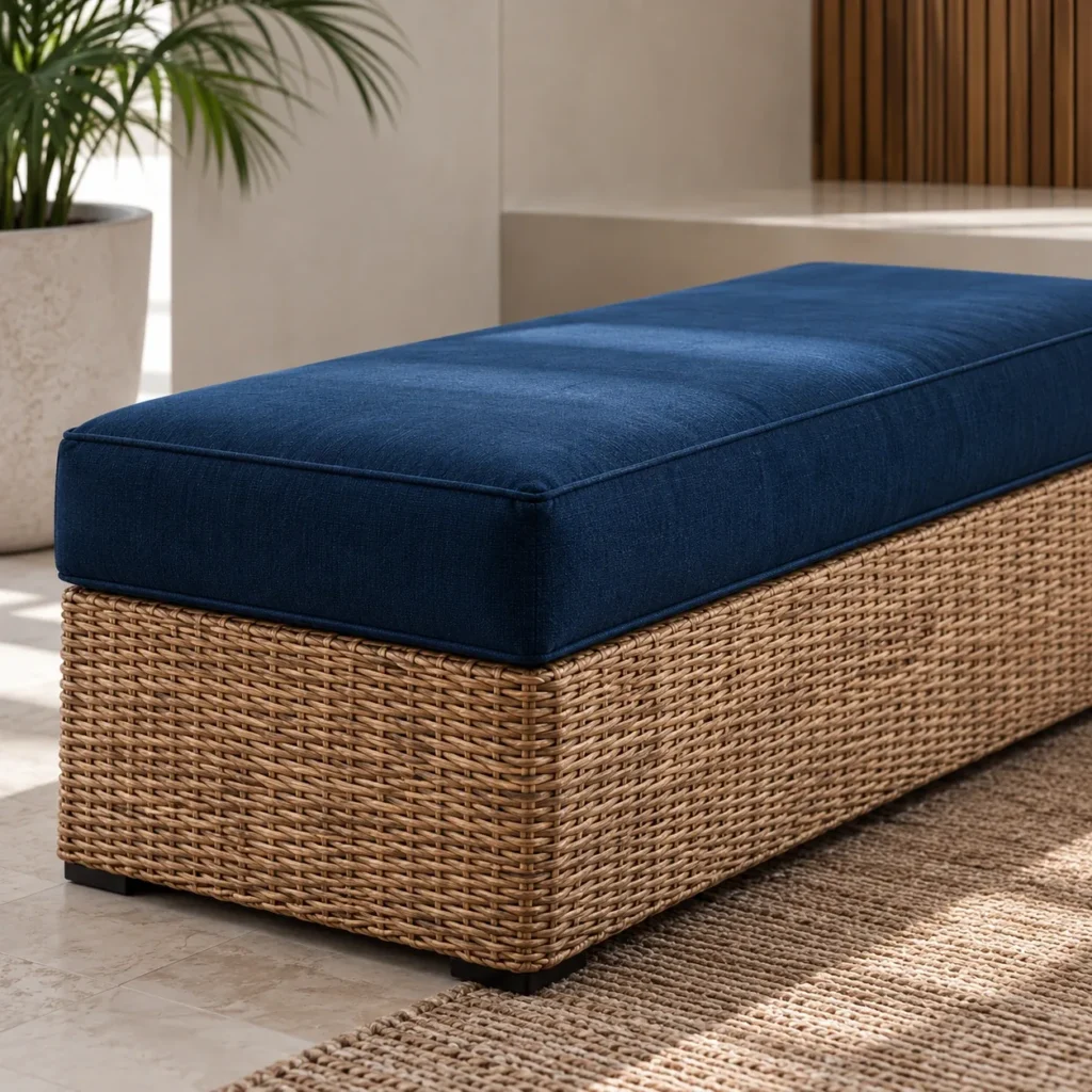 Woven and wicker patio furniture