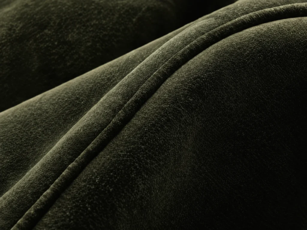 Piped edge on upholstery