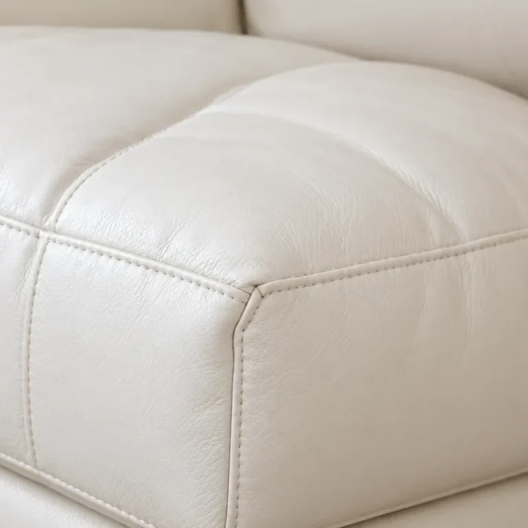 Leather seat corners, an early dry spot