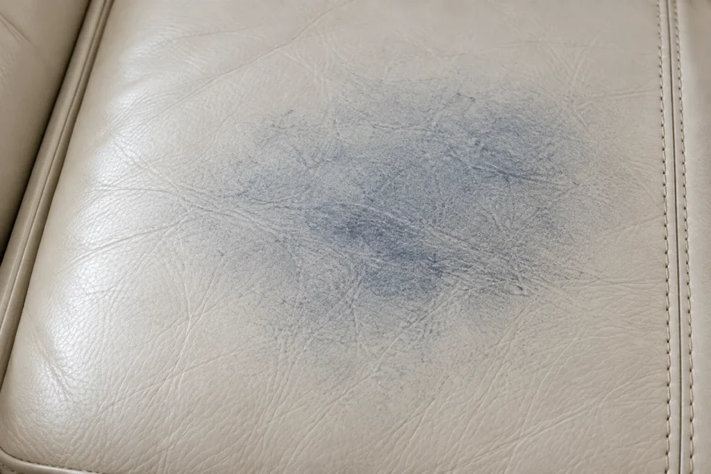 Set-in color on upholstery