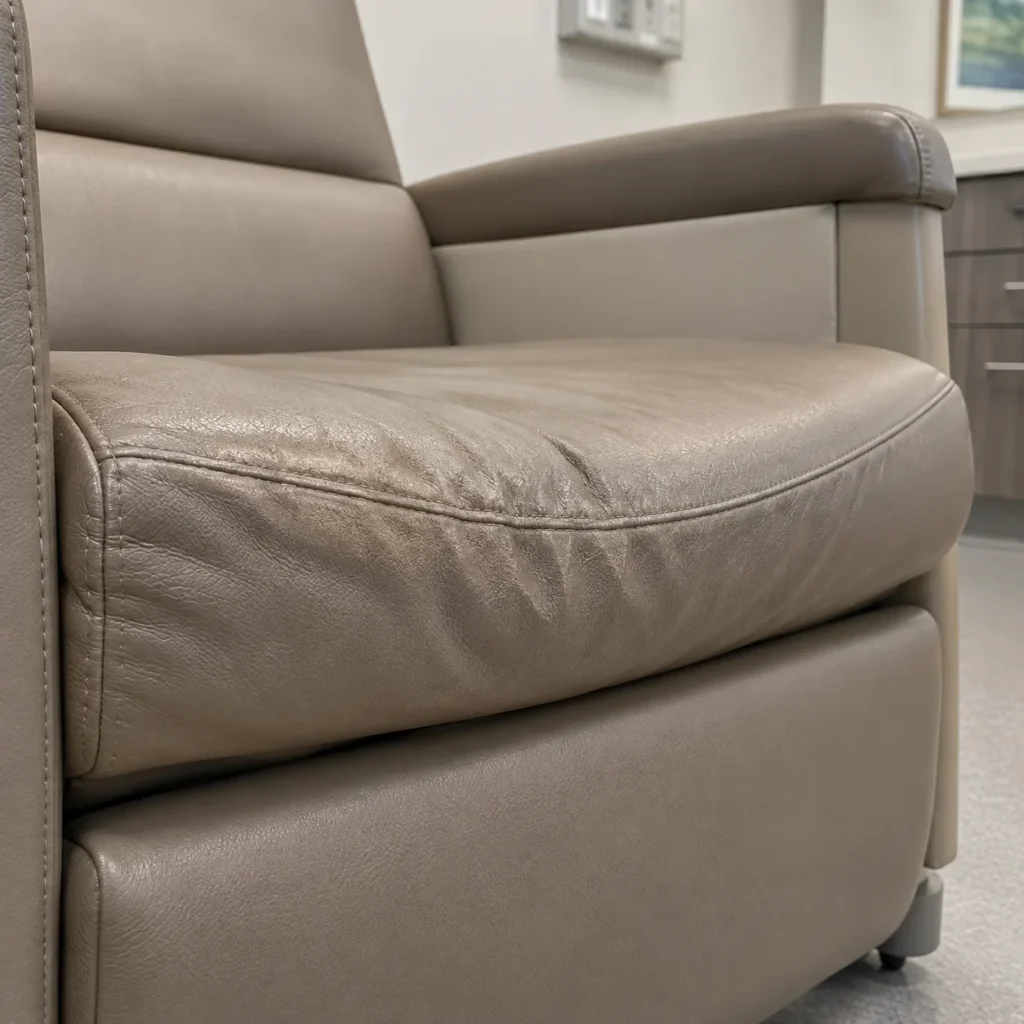 Sunken seats on clinic seating