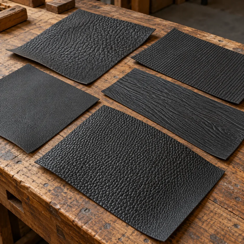 Texture pads used to restore vinyl seats