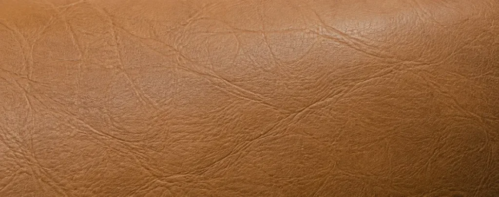 Washed out on hotel leather