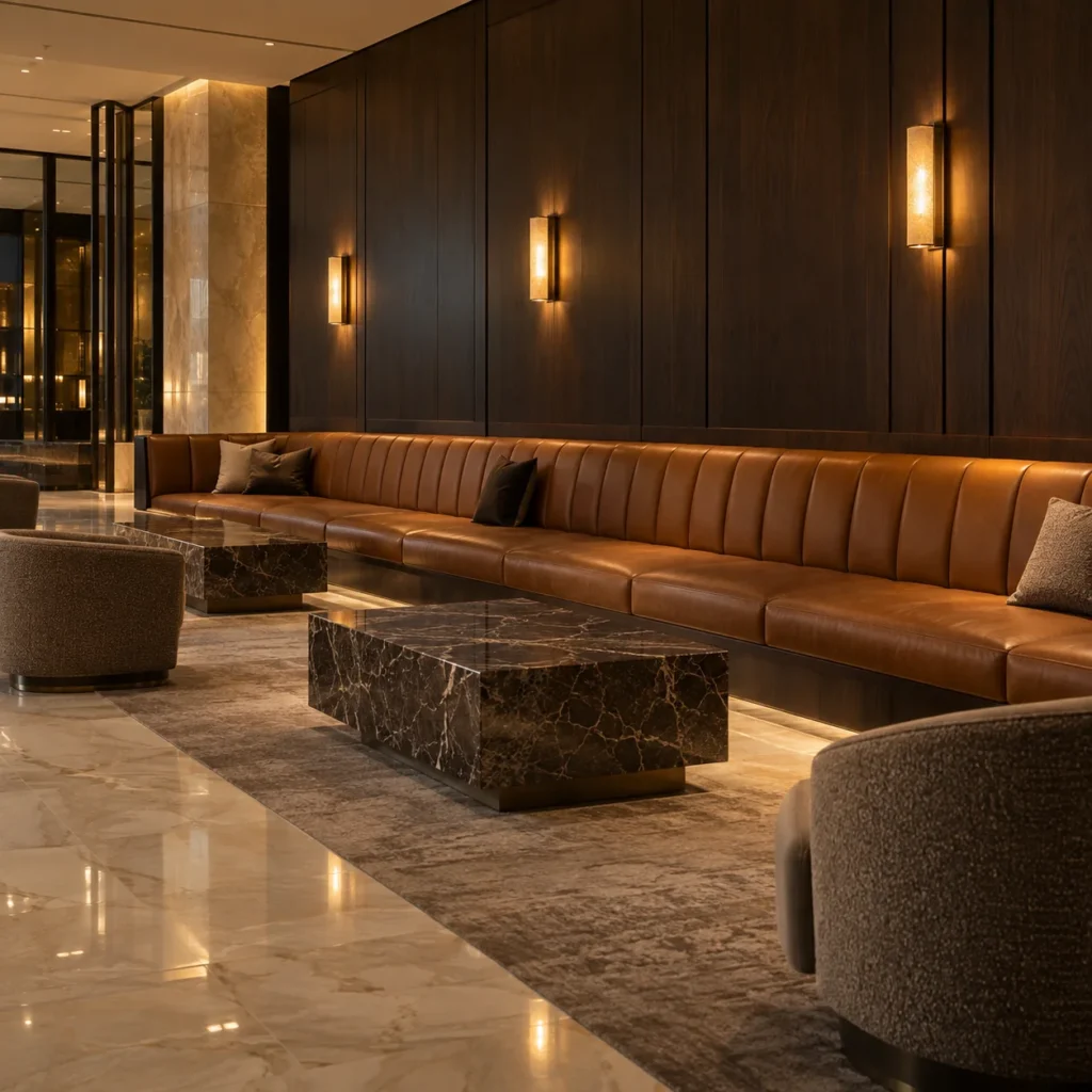 Wall banquettes