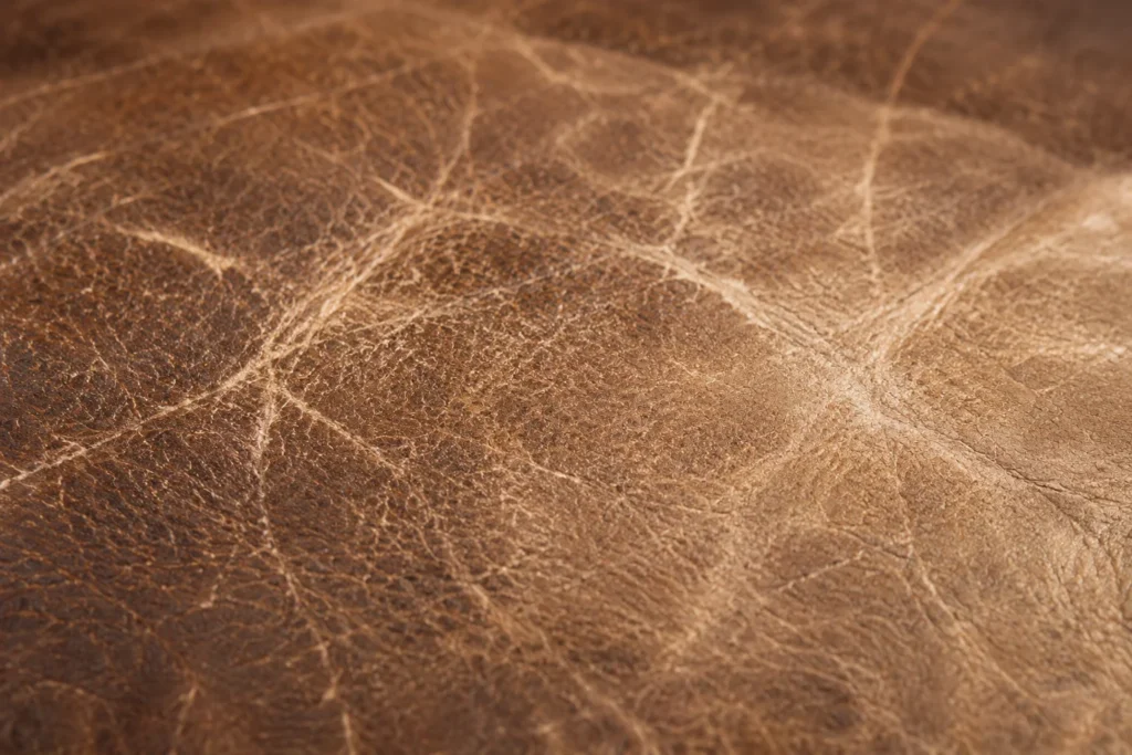 Scuffing on a leather chair