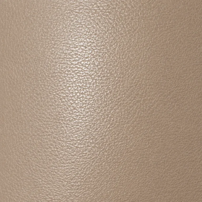 Gloss level being matched across leather