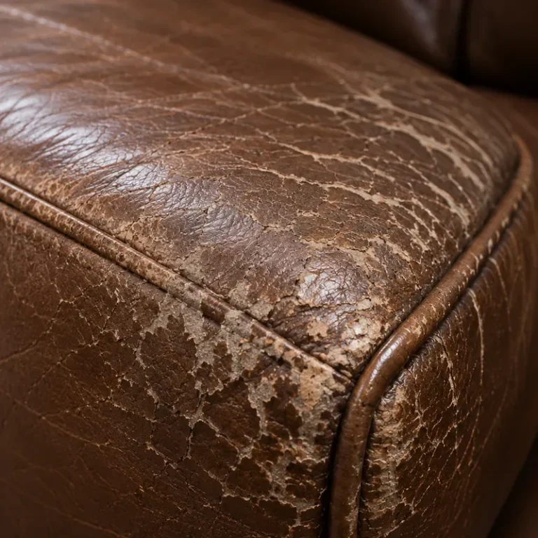 Cracks caused by furnace heat