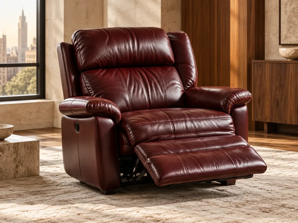 Recliners and armchairs repaired by Leather Restore Pro in Connecticut