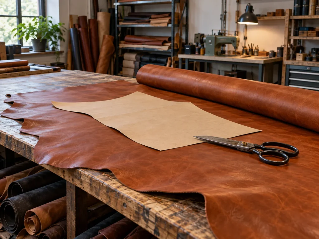 On the table, leather dining chair work