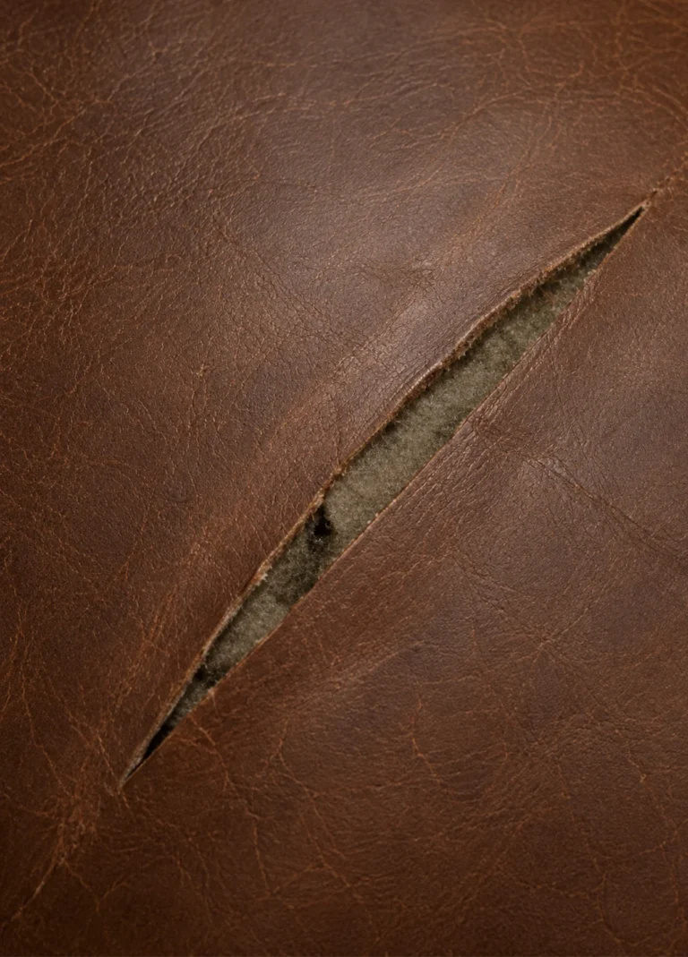 Slashes and tears on bar furniture