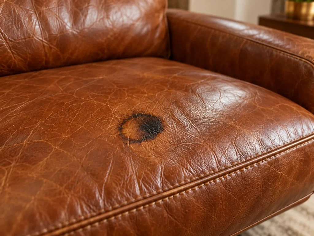 Leather Burn Repair in Connecticut