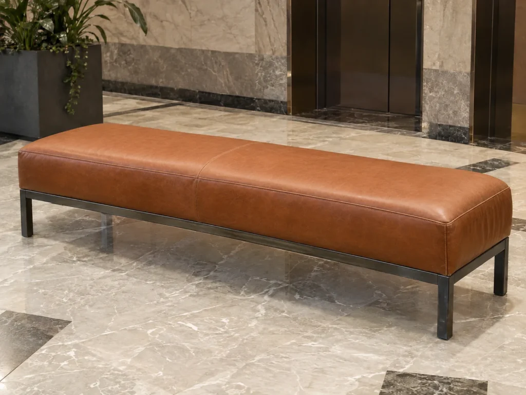 Same bench in fresh leather