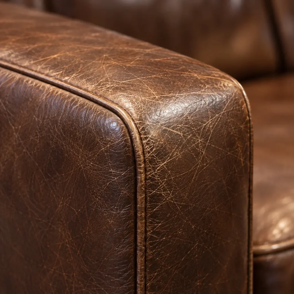 Scuffs on residential lobby furniture