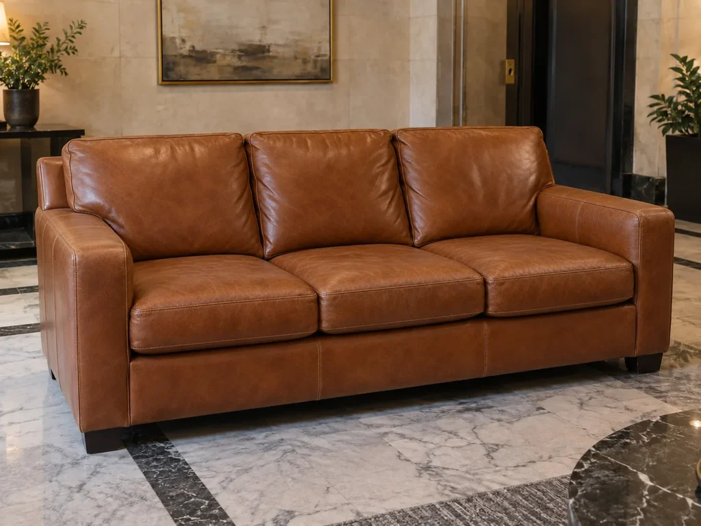 Building leather reupholstery