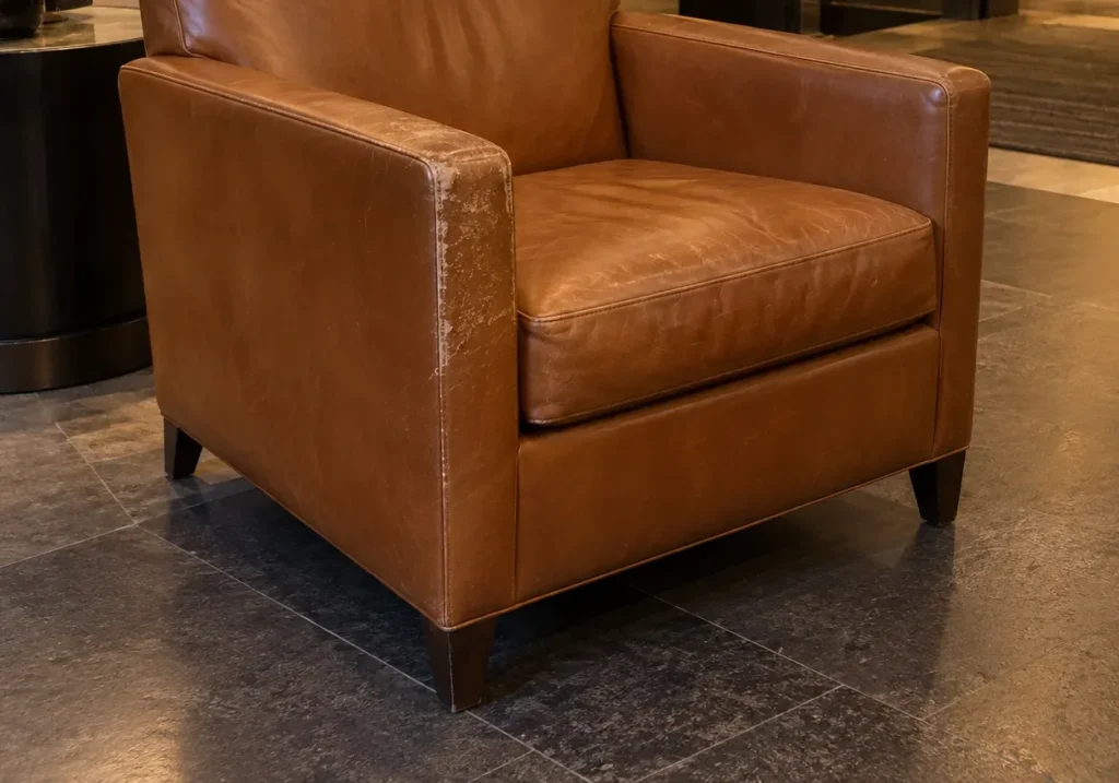 Rubbed armrests