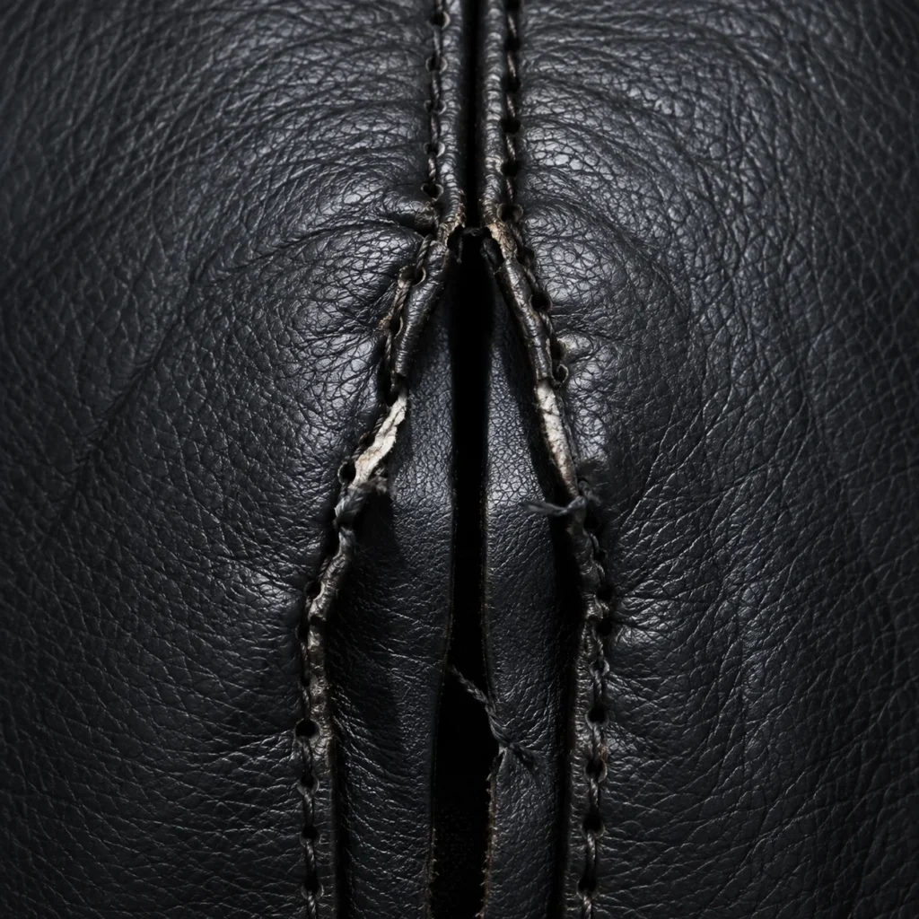 Massage chair: burst seams