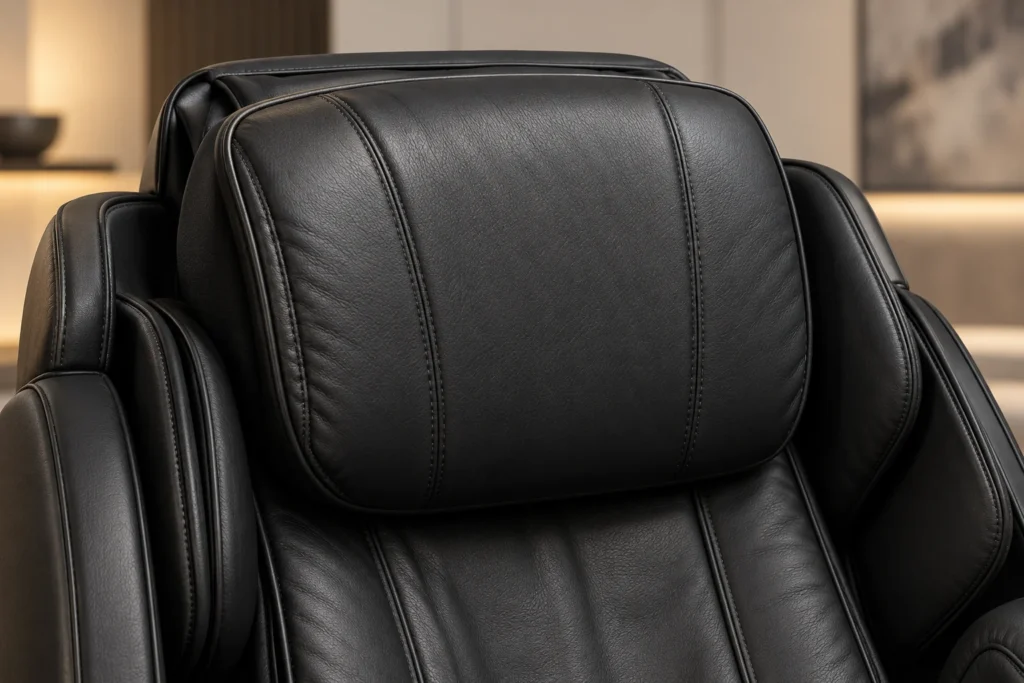 Massage chair headrest