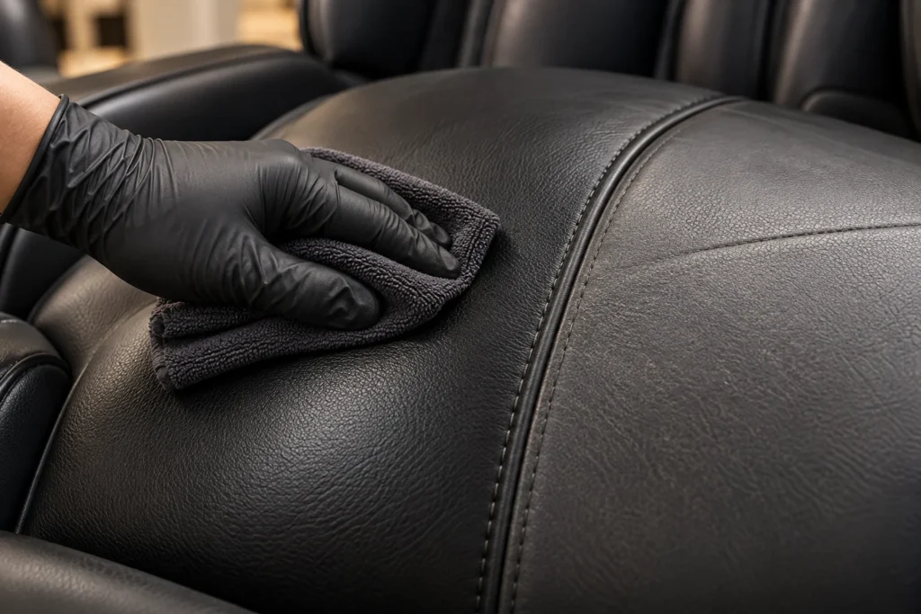 Massage chair: cleaning