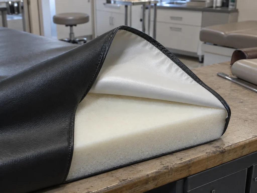 Barrier backing for medical grade upholstery