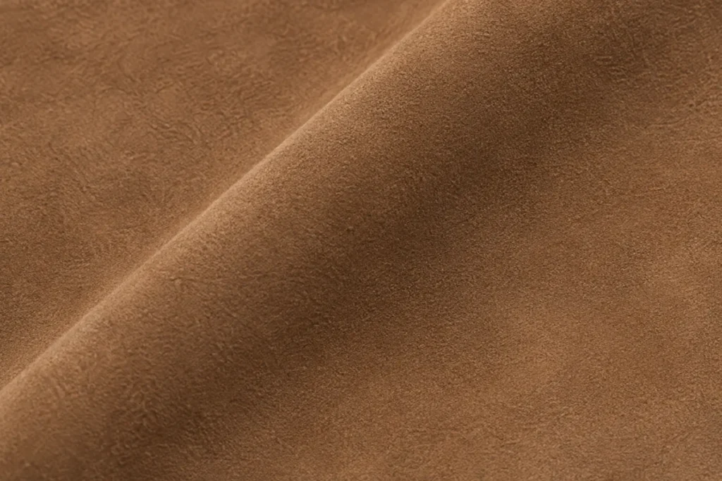 Nubuck leather swatch