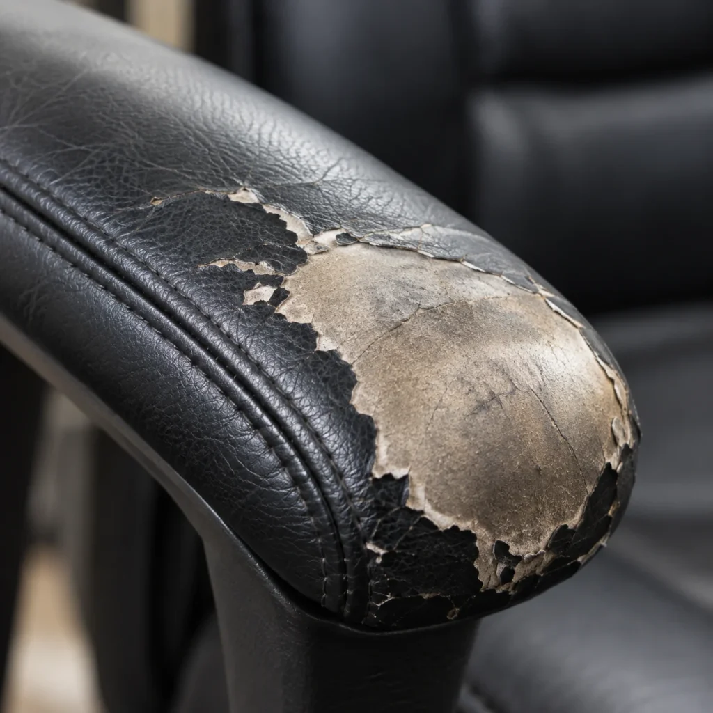 Arm pads, office chair detail