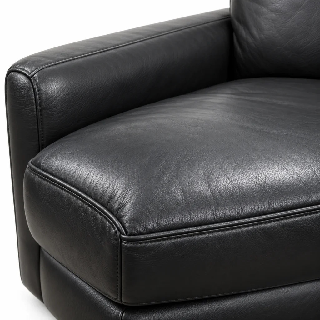 Seat corners, office chair detail