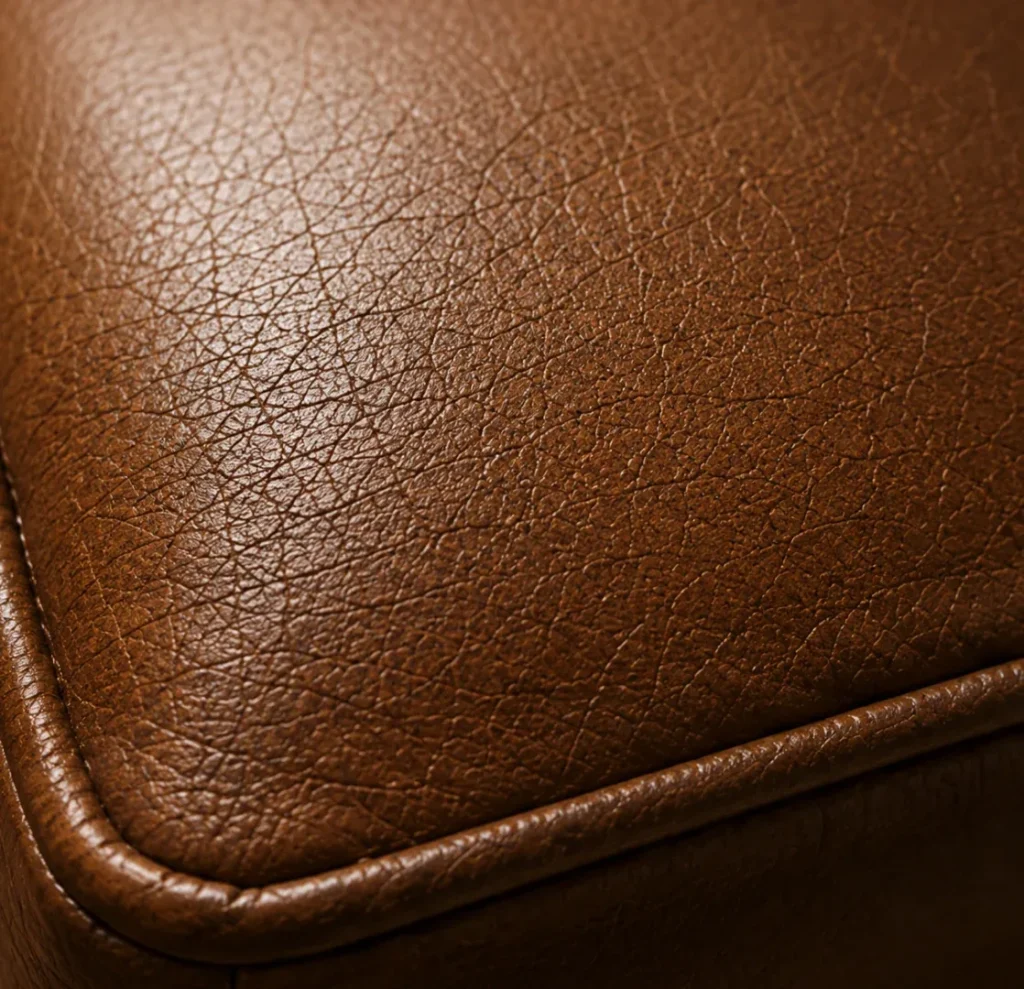 Leather finish, stage 2. Fine cracking