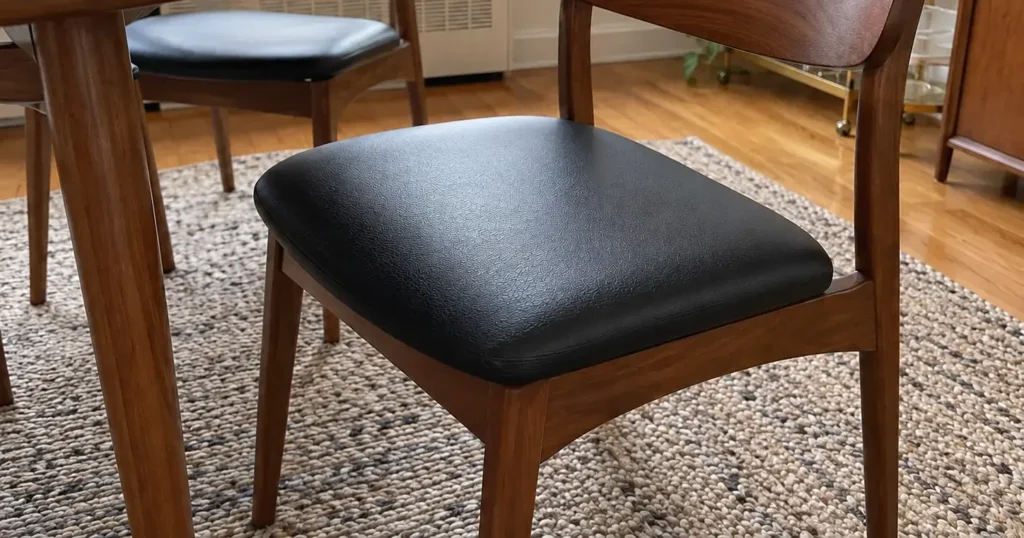 Same dining chair seat after recovering