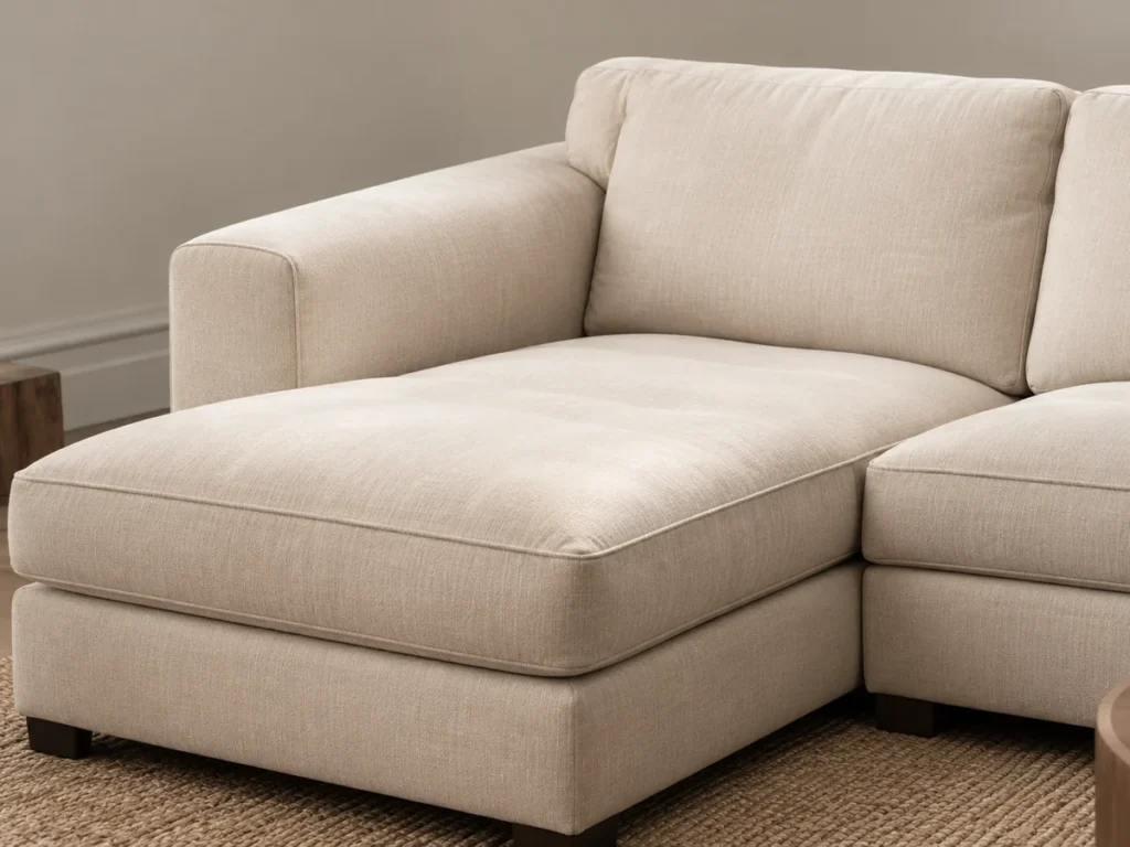 Chaise cushions ready for new foam
